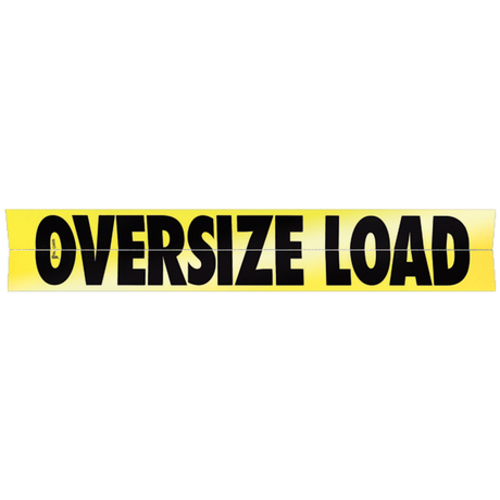 Reflective 12 X 60 Hinged Aluminum Oversize Load Sign