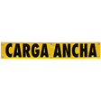 Spanish wide load sign made of vinyl with grommets for mounting