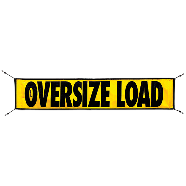 Mesh Oversize Load Banner with Bungee 12X60