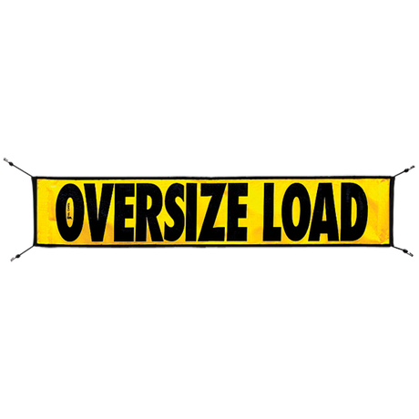Mesh Oversize Load Banner with Bungee 12X60