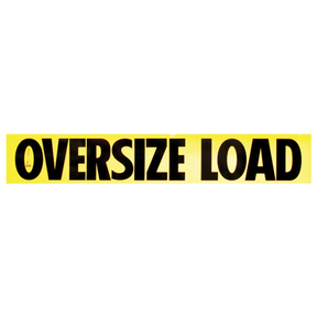 Reflective Wood Oversize Load Sign 12X72