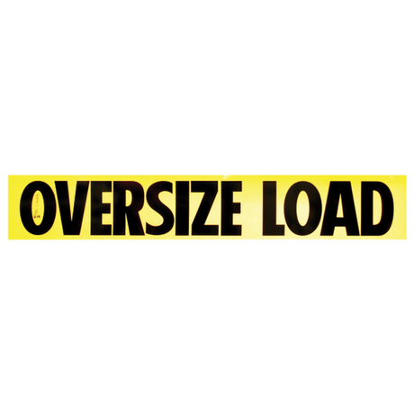 Reflective Wood Oversize Load Sign 12X72