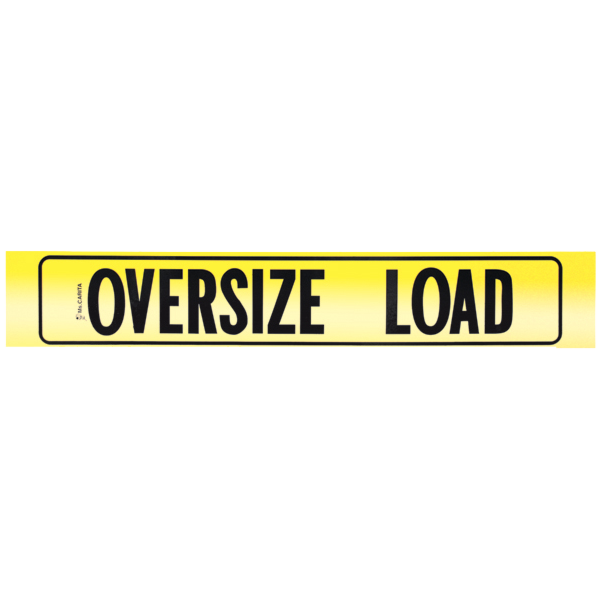 Load Control Sign Wood Oversize Load Sign with Border - EZ Truck Store
