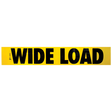 Wood WIDE LOAD sign by SafeTruck