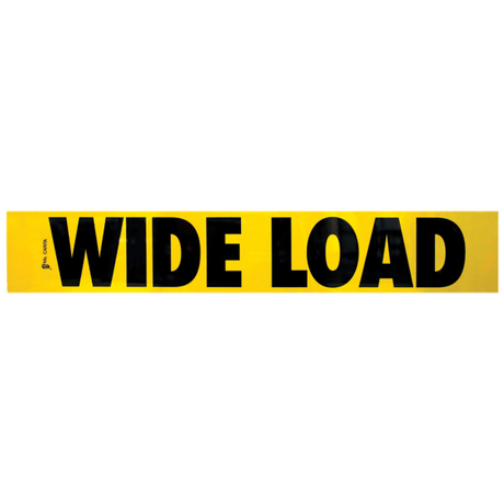 Wood WIDE LOAD sign by SafeTruck
