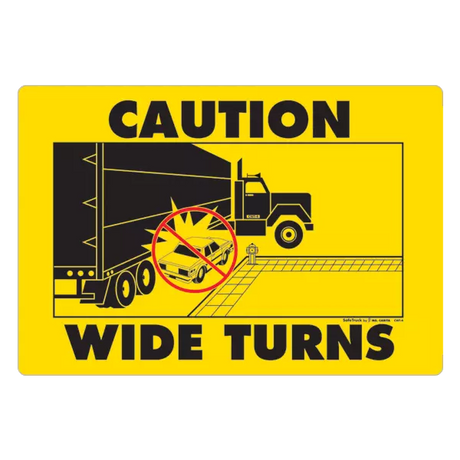 caution -wide-turn-decal