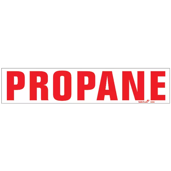 Propane Decals Propane Vinyl Decals - EZ Truck Store