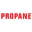 Propane Vinyl Decal Sticker D203