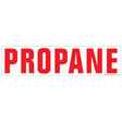 Propane Vinyl Decal Sticker D204