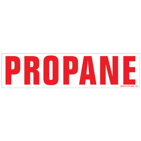 Propane Vinyl Decal Sticker D204