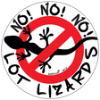 no lot lizards decal