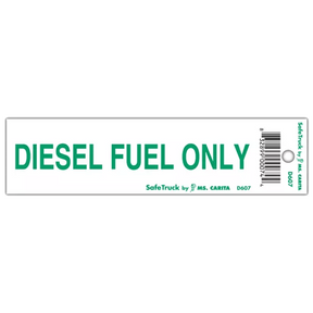 diesel fuel only decal vinyl sticker