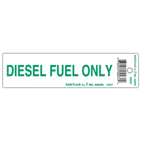 diesel fuel only decal vinyl sticker