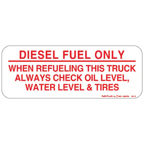 diesel fuel only decal vinyl sticker