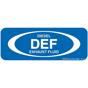 Diesel Exhaust Fluid Vinyl Decal Sticker