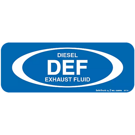 Diesel Exhaust Fluid Vinyl Decal Sticker