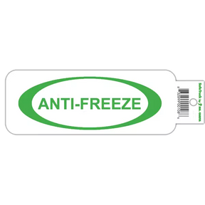 anti-freeze tank can decal vinyl sticker