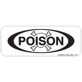 Poison Vinyl Decal Sticker