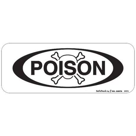 Poison Vinyl Decal Sticker