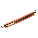 Durable 18" Flo-Orange Jersey Bungee Flag for enhanced safety and visibility on the road, perfect for tough conditions.