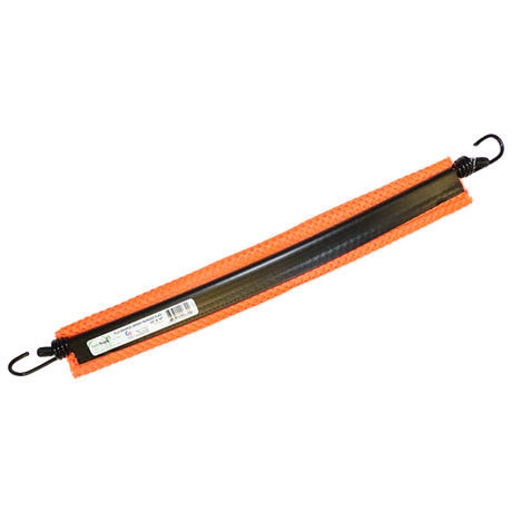 Durable 18" Flo-Orange Jersey Bungee Flag for enhanced safety and visibility on the road, perfect for tough conditions.