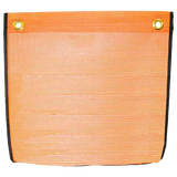 Mesh Orange flag with edge binding