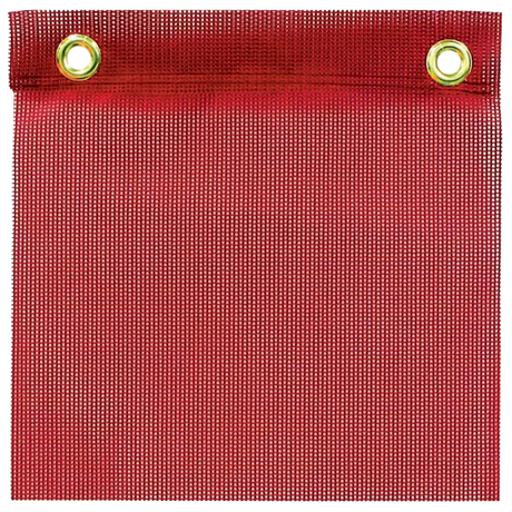  Red Mesh Flag with Grommets