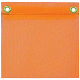 Orange Mesh flag with grommets