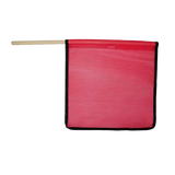 Red Mesh flag with Edge Binding