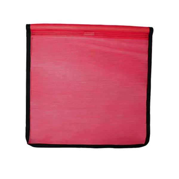 Red Mesh flag with Edge binding and no staff