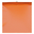 An orange mesh wire loop flag with a metal loop for attaching, designed for use on trucks or with a flag magnet.