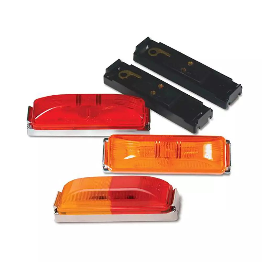 3" Red Light, Mounting Bracket- Black