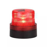 Amber or Red Magnetic LED Beacon, Battery Operated w/ Dual Strobe Patterns