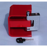 Jackdawg Truck Landing Gear Lock - Jackdawg with Padlock