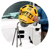 Safety Mirror Mitts Install