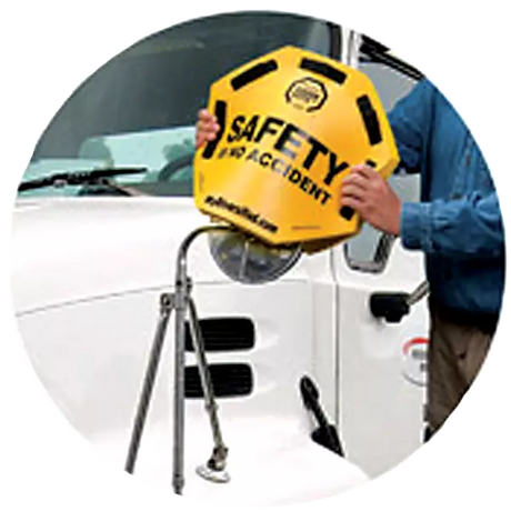 Safety Mirror Mitts Install