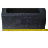pallet jack stop close up measurements