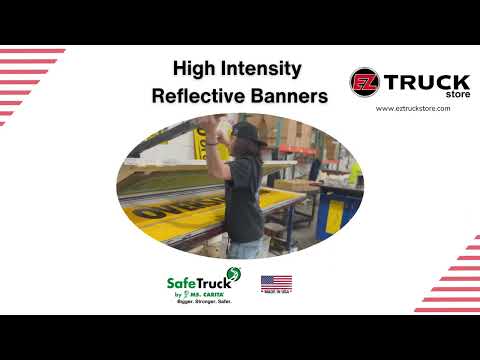 High Intensity Reflective Banner Creation Process