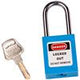 Thermoplastic Padlocks w/ Steel Shackles