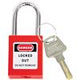 Thermoplastic Padlocks w/ Steel Shackles