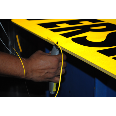 Wood Oversize Load Sign Construction