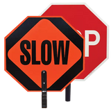 Stop/Slow Signs with Handle