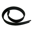 A black rubber fuel tank strap backing with standard width and heavy duty length.
