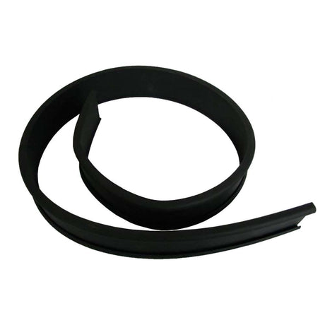 A black rubber fuel tank strap backing with standard width and heavy duty length.
