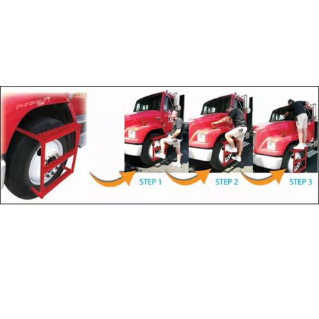 truck tire ladder easy as 1 2 3