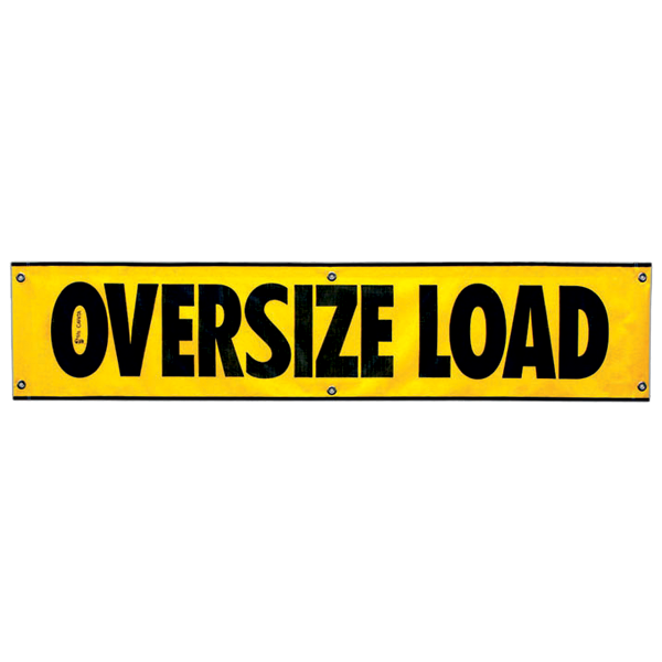 Mesh Banner Vinyl Mesh Oversize Load Transportation Banner Oversize Load 18 x 7